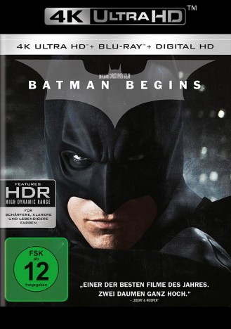 Batman Begins - 4K Ultra HD Blu-ray + Blu-ray (4K Ultra HD)