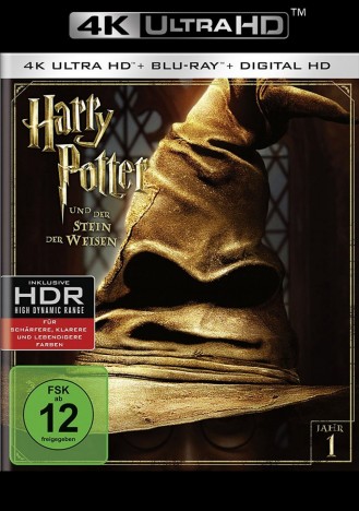 Harry Potter und der Stein der Weisen - 4K Ultra HD Blu-ray + Blu-ray (4K Ultra HD)