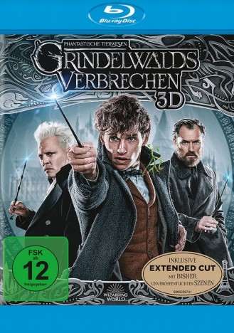Phantastische Tierwesen: Grindelwalds Verbrechen - Blu-ray 3D + 2D / Kinofassung & Extended Cut (Blu-ray)