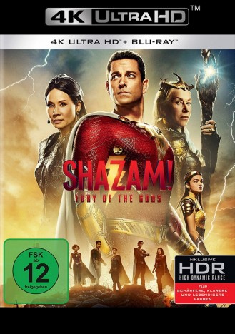 Shazam! Fury of the Gods - 4K Ultra HD Blu-ray + Blu-ray (4K Ultra HD)