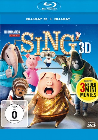 Sing - Blu-ray 3D + 2D (Blu-ray)