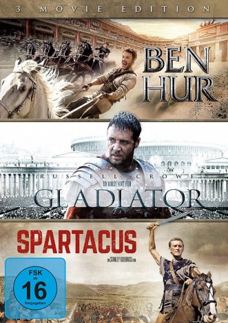 Ben Hur & Gladiator & Spartacus (DVD)