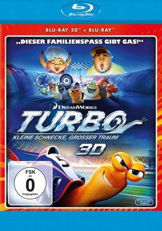 Turbo - Kleine Schnecke, grosser Traum - Blu-ray 3D + 2D (Blu-ray)