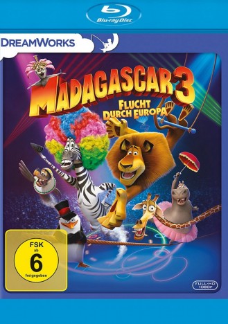 Madagascar 3 - Flucht durch Europa (Blu-ray)