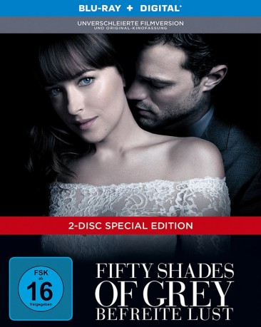 Fifty Shades of Grey - Befreite Lust - Unverschleierte Filmversion + Kinofassung / Limited Digibook (Blu-ray)