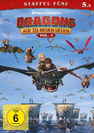 Dragons - Auf zu neuen Ufern - Staffel 5 / Vol. 3 (DVD)