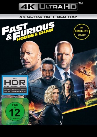 Fast & Furious: Hobbs & Shaw - 4K Ultra HD Blu-ray + Blu-ray (4K Ultra HD)