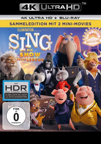 Sing - Die Show Deines Lebens - 4K Ultra HD Blu-ray + Blu-ray (4K Ultra HD)