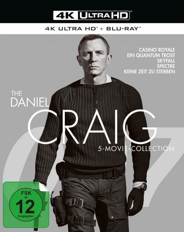 James Bond: The Daniel Craig 5-Movie-Collection - 4K Ultra HD Blu-ray + Blu-ray (4K Ultra HD)