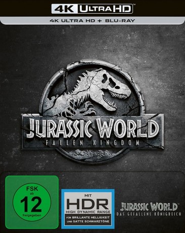 Jurassic World - Das gefallene Königreich - 4K Ultra HD Blu-ray + Blu-ray / Limited Steelbook (4K Ultra HD)