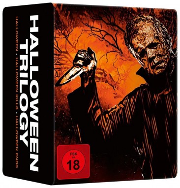 Halloween Trilogy - 4K Ultra HD Blu-ray / Limited Steelbook / Library-Collection (4K Ultra HD)