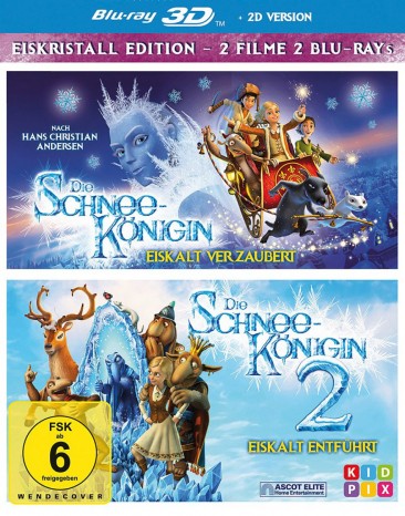 Die Schneekönigin 1+2 - Eiskristall Edition / Blu-ray 3D + 2D (Blu-ray)