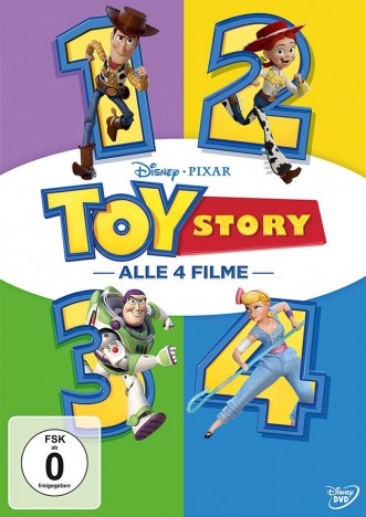 Toy Story 1-4 (DVD)
