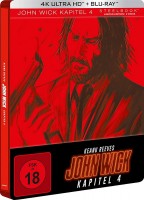 John Wick: Kapitel 4 - 4K Ultra HD Blu-ray + Blu-ray / Limited Steelbook (4K Ultra HD)