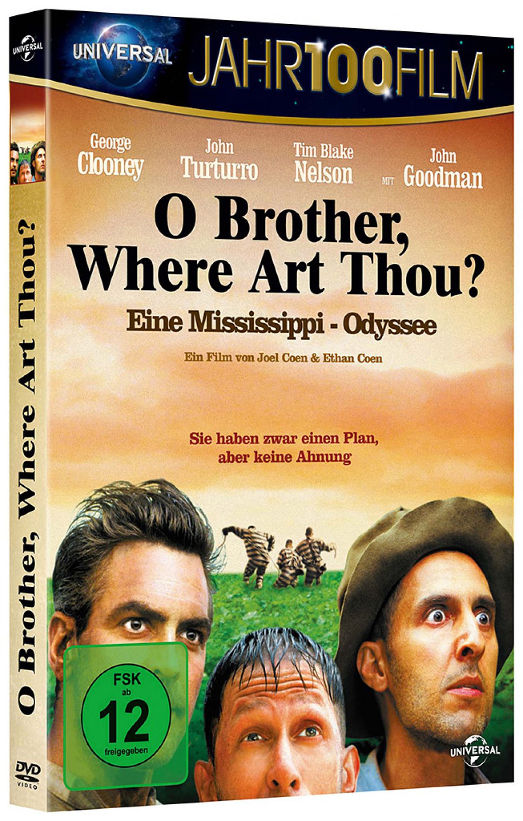 O Brother, Where Art Thou? - Eine Mississippi-Odyssee - Jahr100Film (DVD) - O Brother Where Art Thou Eine Mississippi Odyssee