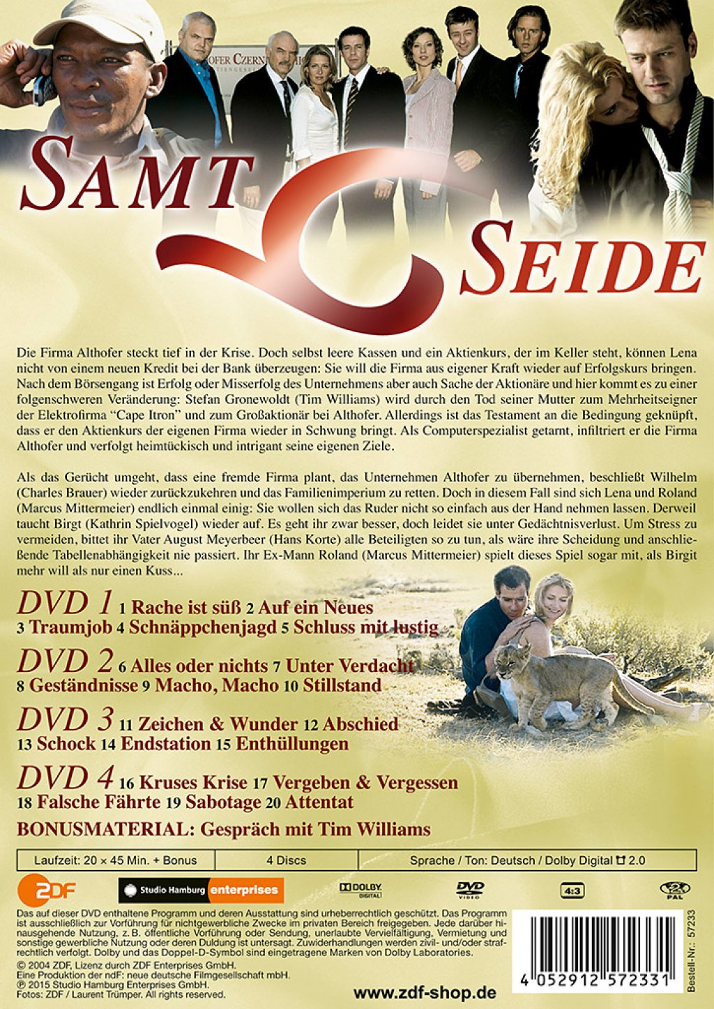 Samt &amp; Seide - Staffel 5 (DVD)